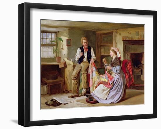 The Patchwork Quilt-William Henry Midwood-Framed Giclee Print