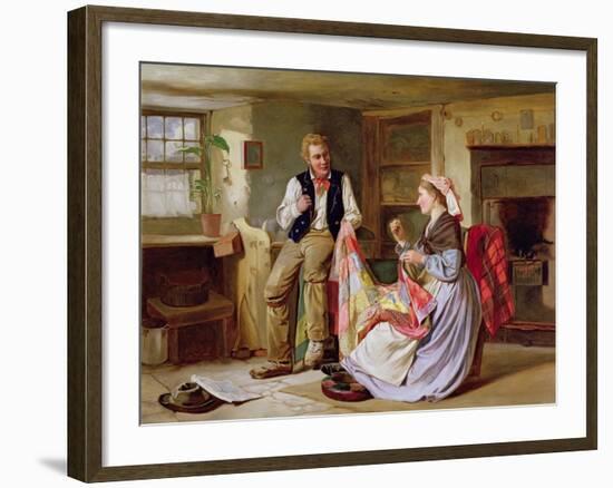 The Patchwork Quilt-William Henry Midwood-Framed Giclee Print