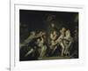The Paternal Curse, 18th century-Jean-Baptiste Greuze-Framed Giclee Print