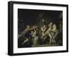 The Paternal Curse, 18th century-Jean-Baptiste Greuze-Framed Giclee Print