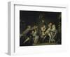 The Paternal Curse, 18th century-Jean-Baptiste Greuze-Framed Giclee Print