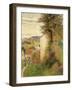 The Path, 1889 (Oil on Canvas)-Camille Pissarro-Framed Giclee Print