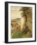 The Path, 1889 (Oil on Canvas)-Camille Pissarro-Framed Giclee Print