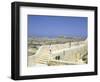 The Path around the Walls of the Citadel, Victoria, Gozo, Malta-Peter Thompson-Framed Photographic Print