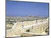 The Path around the Walls of the Citadel, Victoria, Gozo, Malta-Peter Thompson-Mounted Photographic Print