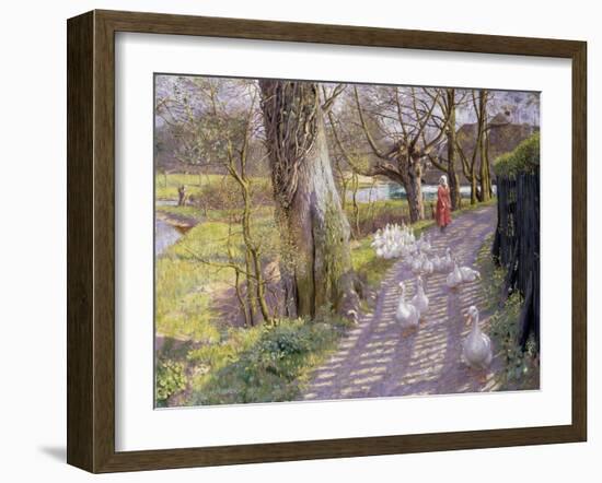 The Path by the Mill Pond, 1900-Richard Parkes Bonington-Framed Giclee Print