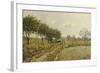 The Path in the Countryside; Le Chemin Dans La Campagne, 1876-Alfred Sisley-Framed Giclee Print