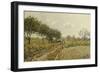 The Path in the Countryside; Le Chemin Dans La Campagne, 1876-Alfred Sisley-Framed Giclee Print