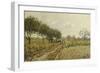 The Path in the Countryside; Le Chemin Dans La Campagne, 1876-Alfred Sisley-Framed Giclee Print