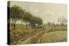 The Path in the Countryside; Le Chemin Dans La Campagne, 1876-Alfred Sisley-Stretched Canvas