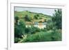 The Path in the Village, 1875-Camille Pissarro-Framed Giclee Print