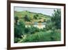 The Path in the Village, 1875-Camille Pissarro-Framed Giclee Print