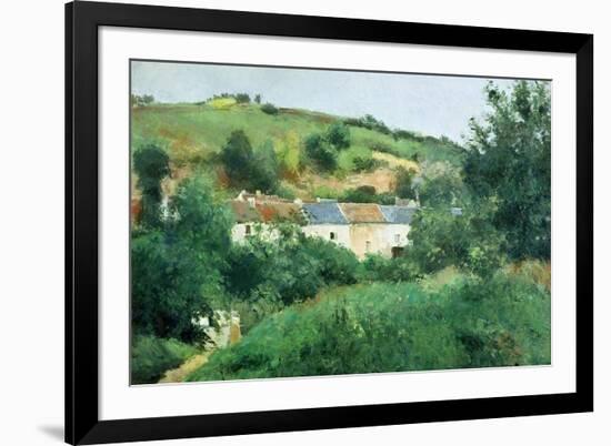 The Path in the Village, 1875-Camille Pissarro-Framed Giclee Print