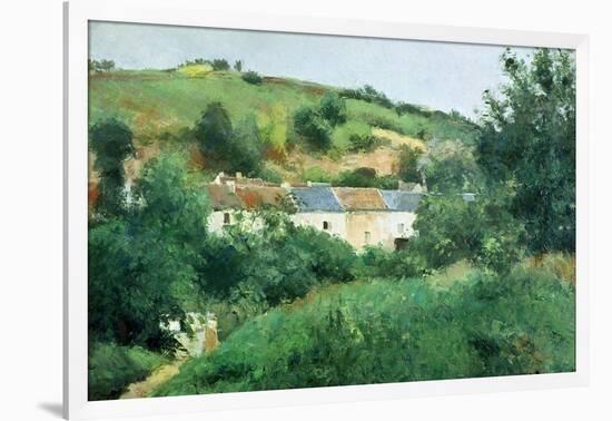 The Path in the Village, 1875-Camille Pissarro-Framed Giclee Print