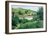 The Path in the Village, 1875-Camille Pissarro-Framed Giclee Print