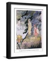 The Path Led by Easy Descent to the Edge of the Lake-Charles Robinson-Framed Giclee Print