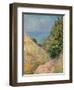 The Path of La Cavée at Pourville, 1882-Claude Monet-Framed Giclee Print