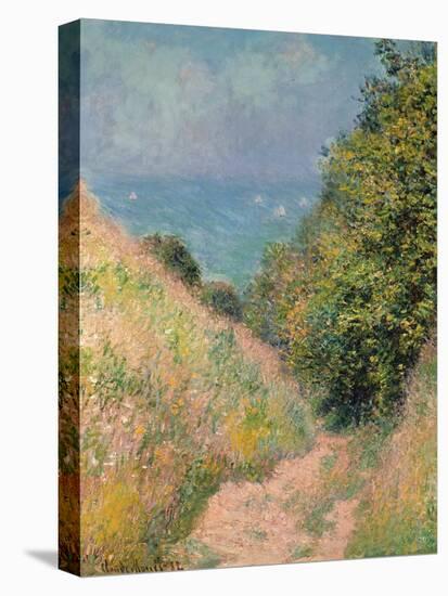 The Path of La Cavée at Pourville, 1882-Claude Monet-Stretched Canvas