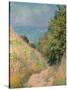 The Path of La Cavée at Pourville, 1882-Claude Monet-Stretched Canvas