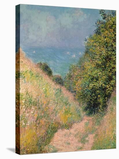 The Path of La Cavée at Pourville, 1882-Claude Monet-Stretched Canvas