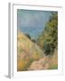 The Path of La Cavée at Pourville, 1882-Claude Monet-Framed Giclee Print