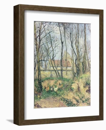 The Path of the Wretched, 1878-Camille Pissarro-Framed Giclee Print