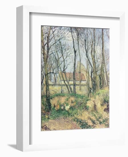 The Path of the Wretched, 1878-Camille Pissarro-Framed Giclee Print