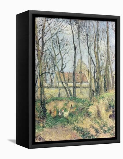 The Path of the Wretched, 1878-Camille Pissarro-Framed Stretched Canvas