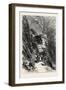 The Path over the Gemmi, Gemmi Pass, Switzerland, the Passes of the Alps, 19th Century-null-Framed Giclee Print