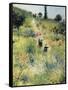 The Path Through the Long Grass-Pierre-Auguste Renoir-Framed Stretched Canvas