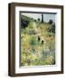 The Path Through the Long Grass-Pierre-Auguste Renoir-Framed Art Print