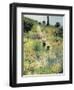 The Path Through the Long Grass-Pierre-Auguste Renoir-Framed Art Print