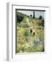 The Path Through the Long Grass-Pierre-Auguste Renoir-Framed Art Print