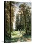 The Path Through the Woods, 1880-Ivan Ivanovitch Shishkin-Stretched Canvas