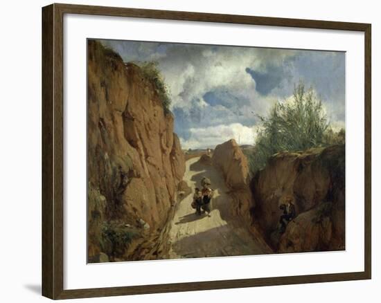 The Path to Granollers, 1866-1872-Ramon Marti Alsina-Framed Giclee Print