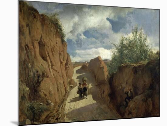 The Path to Granollers, 1866-1872-Ramon Marti Alsina-Mounted Giclee Print
