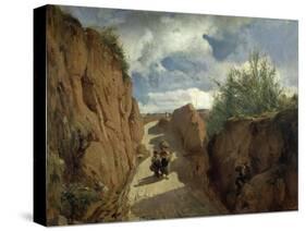 The Path to Granollers, 1866-1872-Ramon Marti Alsina-Stretched Canvas