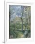 The Path to Les Pouilleux, Pontoise, 1881-Camille Pissarro-Framed Giclee Print