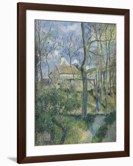 The Path to Les Pouilleux, Pontoise, 1881-Camille Pissarro-Framed Giclee Print