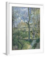 The Path to Les Pouilleux, Pontoise, 1881-Camille Pissarro-Framed Giclee Print