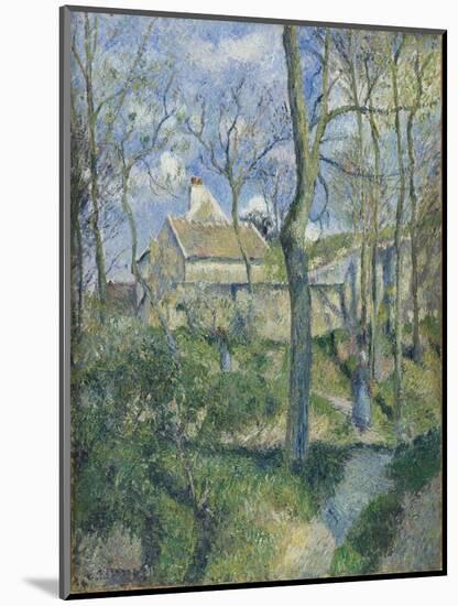 The Path to Les Pouilleux, Pontoise, 1881-Camille Pissarro-Mounted Giclee Print