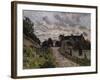 The Path to Louveciennes,1876-Edgar Degas-Framed Giclee Print