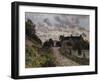 The Path to Louveciennes; Un Chemin a Louveciennes, 1876-Alfred Sisley-Framed Giclee Print