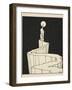 The path to the Moon, plate 39 from A Book of Images, introduced by W B Yeats-William Thomas Horton-Framed Giclee Print