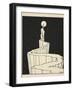 The path to the Moon, plate 39 from A Book of Images, introduced by W B Yeats-William Thomas Horton-Framed Giclee Print