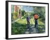 The Path Uphill, 1881-Gustave Caillebotte-Framed Giclee Print