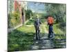 The Path Uphill, 1881-Gustave Caillebotte-Mounted Giclee Print