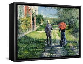 The Path Uphill, 1881-Gustave Caillebotte-Framed Stretched Canvas