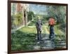 The Path Uphill-Gustave Caillebotte-Framed Giclee Print