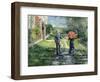 The Path Uphill-Gustave Caillebotte-Framed Premium Giclee Print